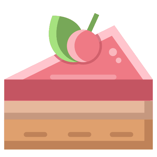 Cake pastry food and restaurant tasty icon