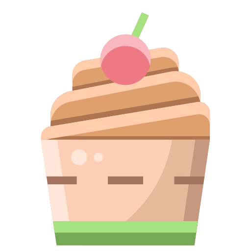 Cupcake bake food and restaurant food icon Cupcake bake food and restaurant food icon