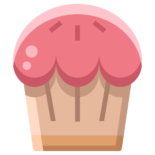 Cupcake food and restaurant bake food icon Cupcake food and restaurant bake food icon