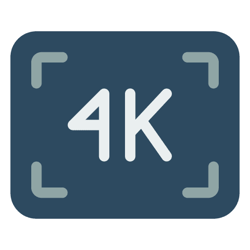 4k screen high definition 4k film icon 4k screen high definition 4k film icon