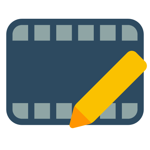 Editing film production edit video icon Editing film production edit video icon