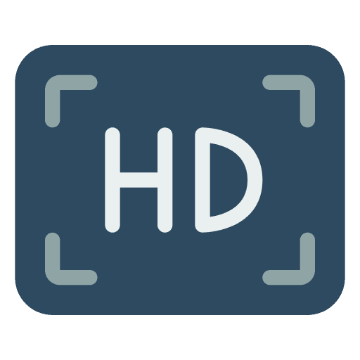 Hd hd film movie high definition icon Hd hd film movie high definition icon