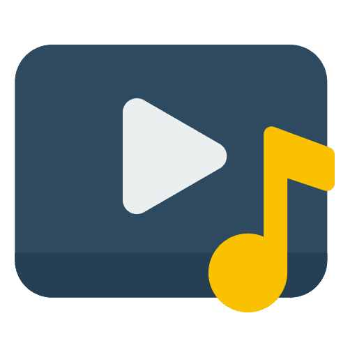 Music video background music and multimedia music icon Music video background music and multimedia music icon