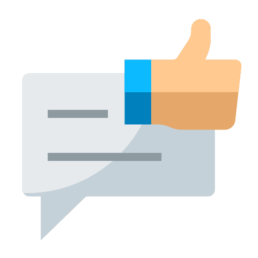 Feedback quality customer positive icon