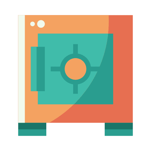 Safe box security bank safety icon Safe box security bank safety icon