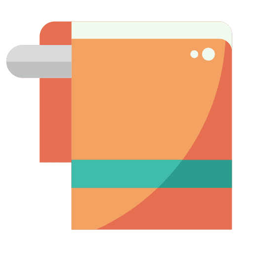 Towel wellness towel furniture and household icon