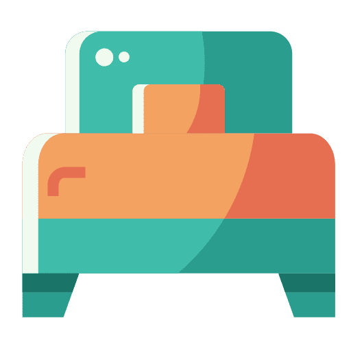Single bed room single bed bedroom icon Single bed room single bed bedroom icon