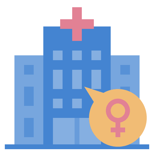Healthcare feminism hospital healthcare and medical icon Healthcare feminism hospital healthcare and medical icon
