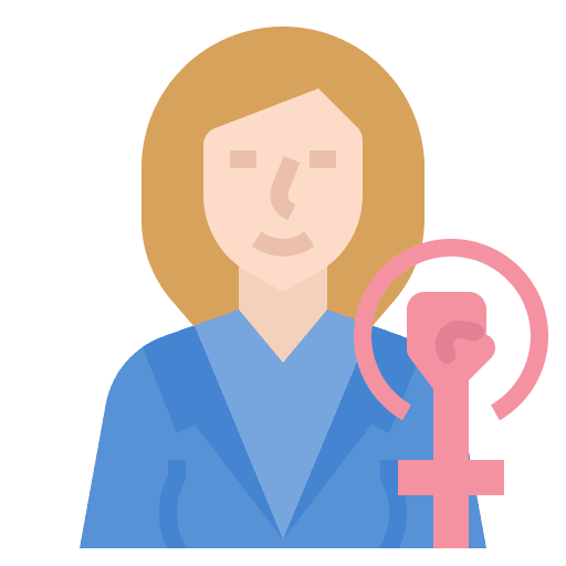 Feminist feminine human rights female icon Feminist feminine human rights female icon