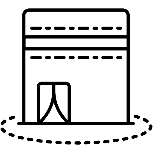 Ritual kaaba mecca hajj icon