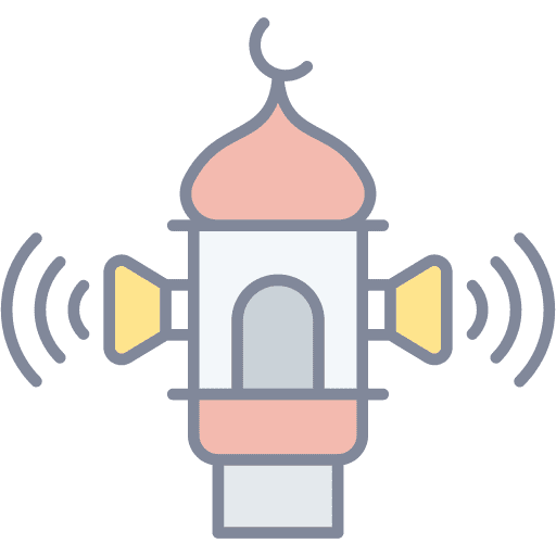 Adhan prayer calling cultures icon Adhan prayer calling cultures icon