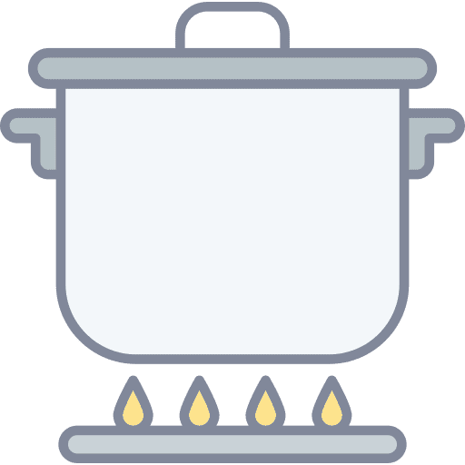Cooking pot food saucepan soup icon
