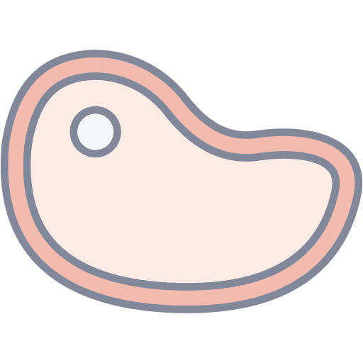 Meat food and restaurant proteins steak icon