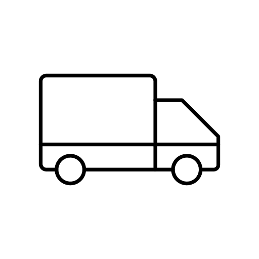 Van transportation automobile transport icon