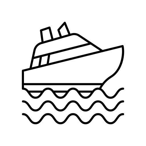 Yacht ship transport yacht icon