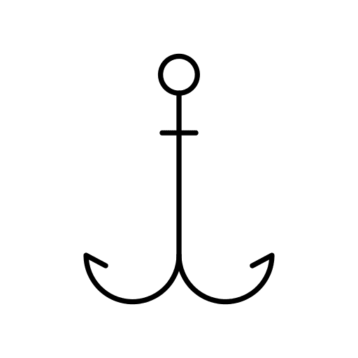 Bait tackle bait hook icon