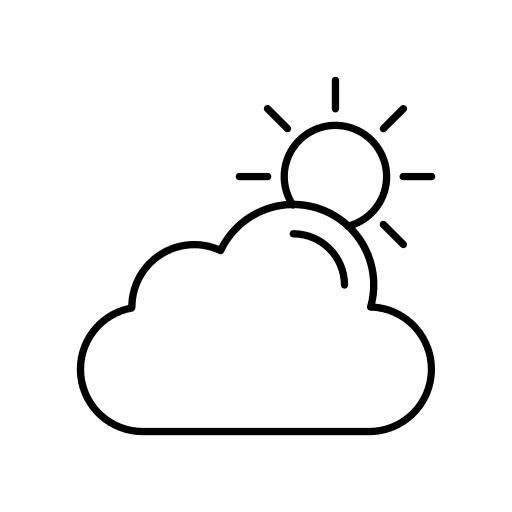 Cloud cloud sun weather icon