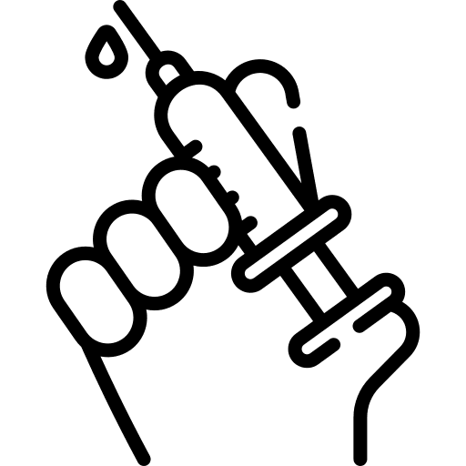 Vaccination healthcare and medical vaccination medicine icon