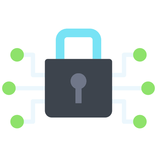 Lock padlock network lock icon Lock padlock network lock icon