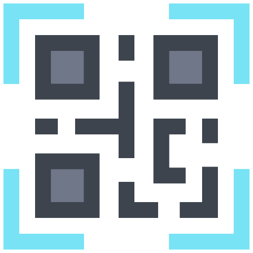 Qr code qr commerce and shopping quick response icon