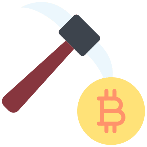 Mining blockchain cryptocurrency bitcoin mining icon Mining blockchain cryptocurrency bitcoin mining icon