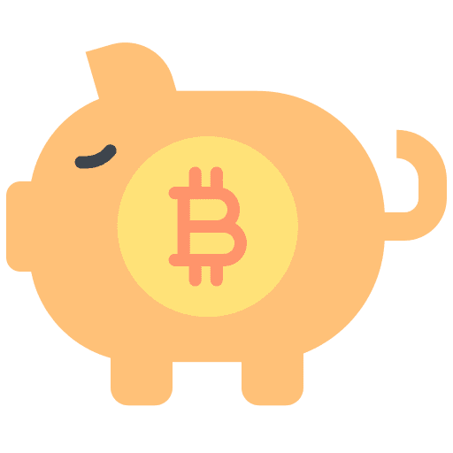 Piggy bank piggy bank bitcoins saving icon Piggy bank piggy bank bitcoins saving icon