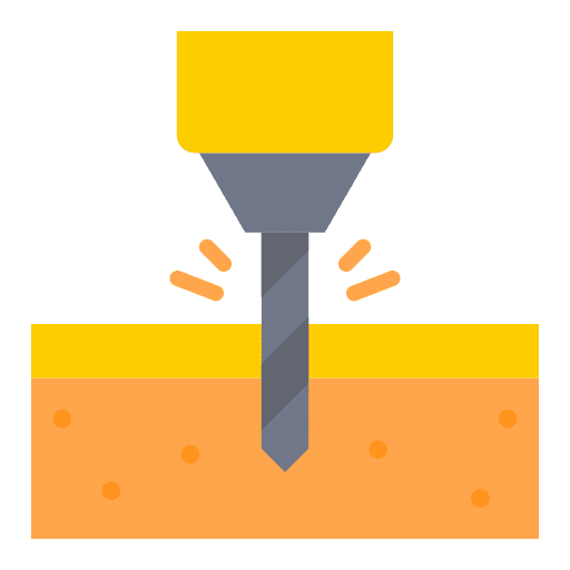 Drilling drilling machine drill driller icon