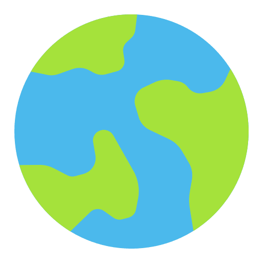 Earth globe world terra geography icon