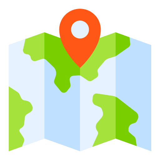 Map interface map map location icon
