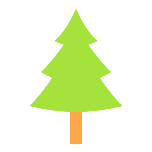 Pine tree nature woods environment icon Pine tree nature woods environment icon