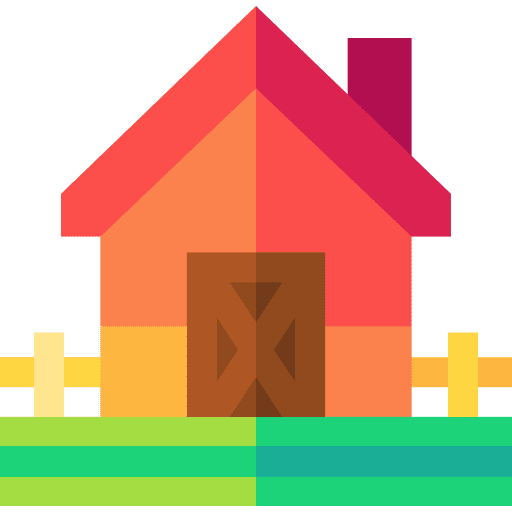 Barn barn farm architecture icon