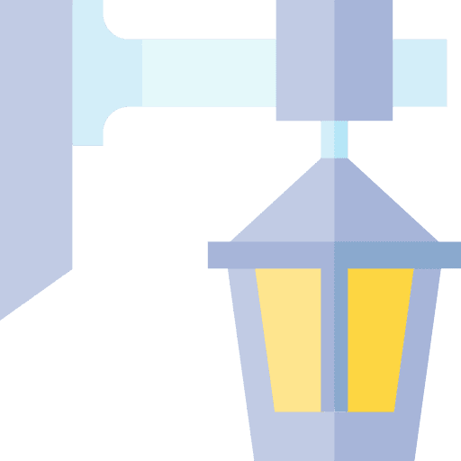 Lamp post street light street lamp illumination icon