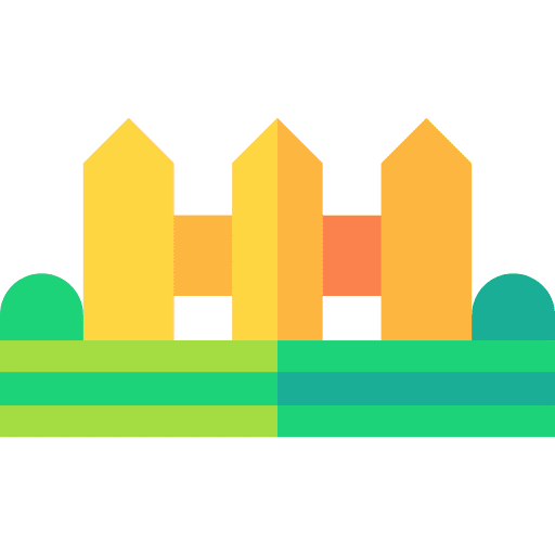 Fence limits farming and gardening garden icon Fence limits farming and gardening garden icon