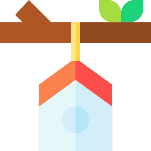 Birdhouse home garden wood icon Birdhouse home garden wood icon