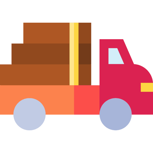 Pickup truck transport truck architecture and city icon Pickup truck transport truck architecture and city icon