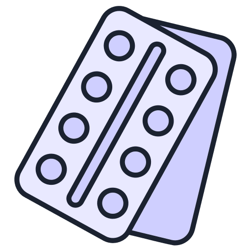 Drug blister healthcare and medical medication icon