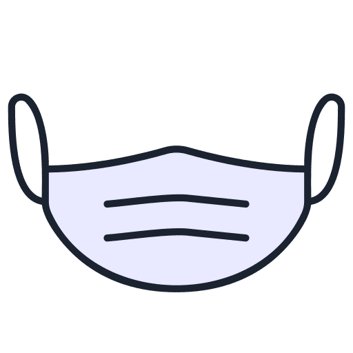 Mask security face mask mascara icon Mask security face mask mascara icon