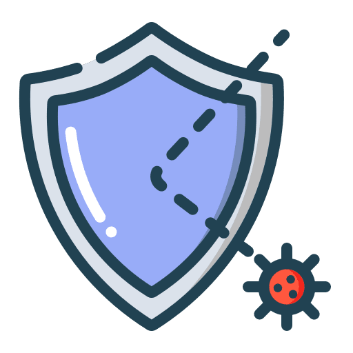 Antivirus disease prevention care antivirus icon