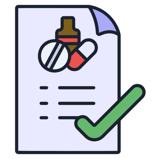 Prescription medical healthcare and medical prescribing icon Prescription medical healthcare and medical prescribing icon