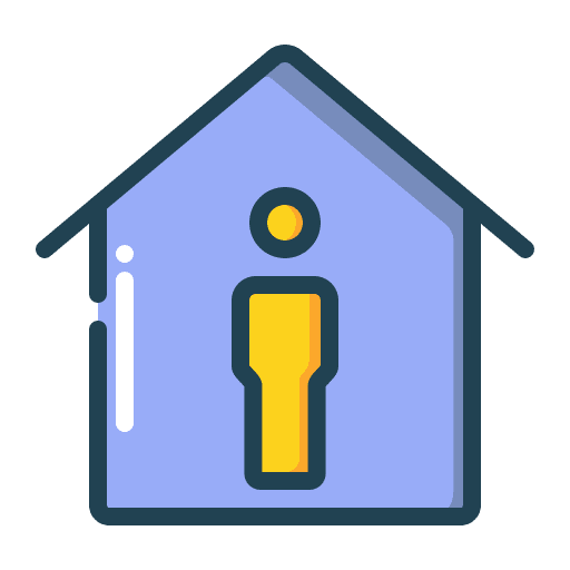 Stay home healthcare and medical i stay at home pandemic icon