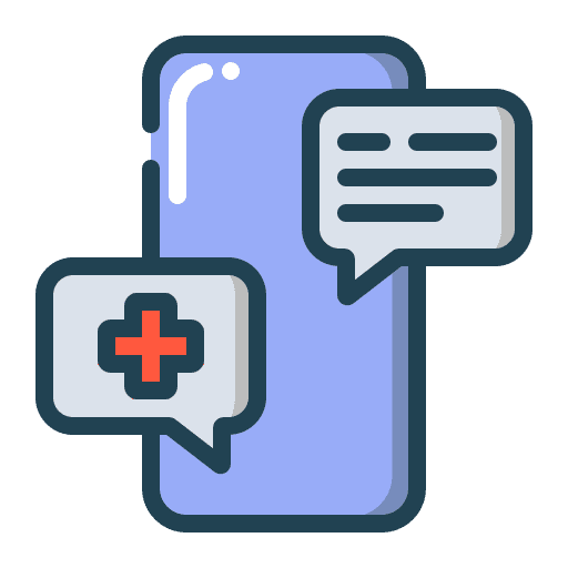 Telemedicine health consultation care icon Telemedicine health consultation care icon