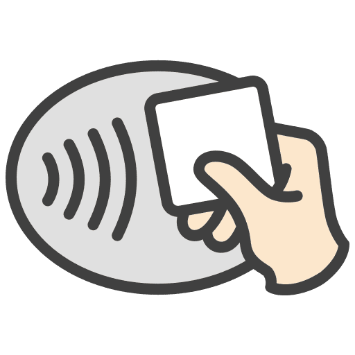 Contactless payment system contactless icon