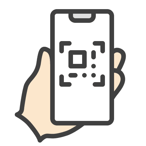 Scan qr code smarthphone scan icon