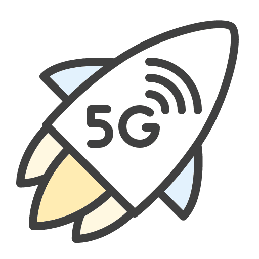 5g industry 4.0 networking network icon