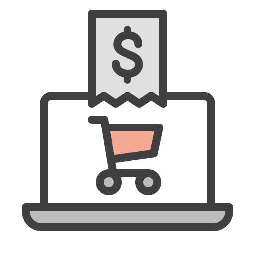 Buy commerce and shopping online shop buy icon