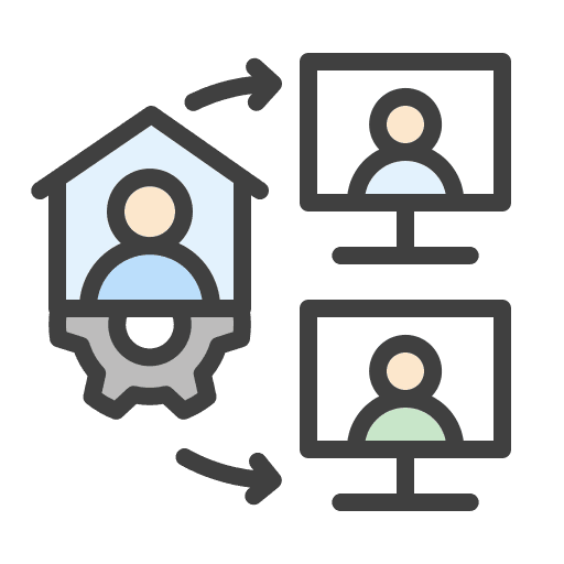Manager process gear system icon