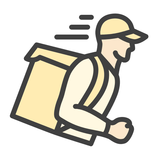 Fast delivery buy logistic package icon