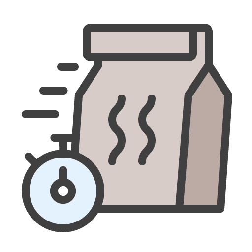 Lunch lunch hot timer icon