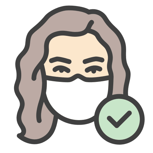 Mask user protection mouth mask icon