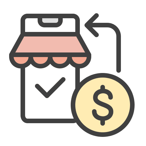 Mobile shopping mobile online shopping shopping icon